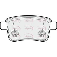 Image of Brake Pads Set Rear Apec PAD1932 4154210400 4154210410 A4154210400 A4154210410