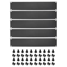 Image of 5 Set 2U Blank Panel with Screws and Nuts for 19 Inches Enclosure Server
