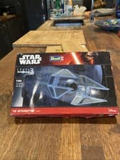 Image of Star Wars Revell Tie Interceptor Model Kit Easy Assembly New Damaged Box See Pic