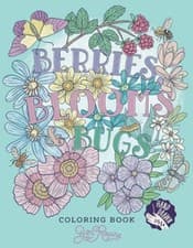 Image of Berries, Blooms and Bugs : a Botanical Coloring Book - Trade Paperback NEW Jen R