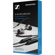 Image of Sennheiser IE 100 PRO Wireless In-Ear Headphones - Clear, Red, Black