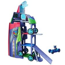 Image of PJ Masks Headquarters Playset 2-in-1 Vehicle Mobile Transforming Light Sound 3FT