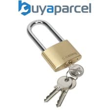 Image of Sealey PL102L Brass Body Padlock Long Shackle 50mm