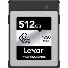 Image of Lexar Professional CFexpress Type-B 512GB Silver Maximum Read 1750mb/S