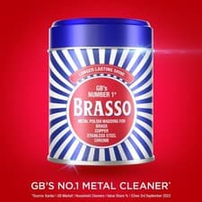 Image of Brasso Wadding Duraglit Metal Polish For Brass Copper Chrome Stainless Steel 75g