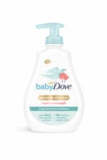 Image of Baby Dove Head to Toe Wash Sensitive Skin Care Fragrance Free Moisture - 200ml
