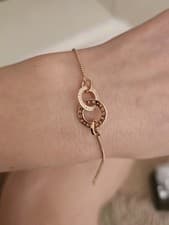 Image of Thomas Sabo Gold Plated together forever Bracelet Genuine