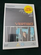 Image of Vertigo - Alfred Hitchcock - Kim Novak - DVD - New & Sealed