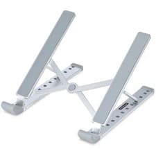 Image of Startech Foldable Laptop Riser Stand Portable Height Adjustable Ergonomic Laptop