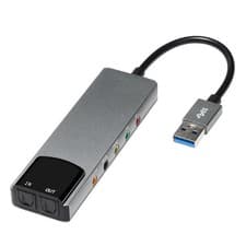 Image of USB Sound Card 5.1 Channel External Audio Card SPDIF Optical for PC 6-in-1