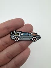 Image of Back To The Future DeLorean Pin Badge