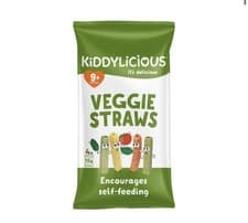 Image of Kiddylicious Veggie Straws Baby Snacks 4x12g