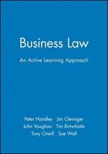 Image of Business Law by Peter Handley, Jim Clevinger, John Vaughan, T... - 9780631201830