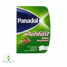 Image of Panadol Actifast Tablets 10s | Fast Relief from Pain & Fever | UK Seller