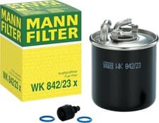Image of MANN-FILTER WK 842/23 x Fuel Filter - CARS + TRANSPORTERS