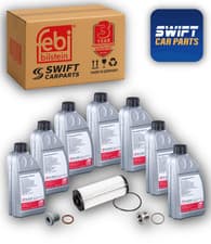 Image of FEBI 188364 Transmission Oil and Filter Service Kit Cupra Seat Skoda Audi VW