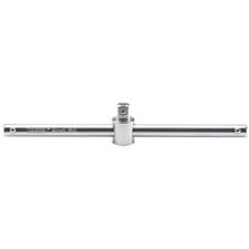 Image of Draper 16790 Satin Chrome Sliding T Bar 1/2" Sq. Dr.