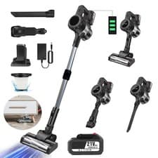 Image of 6500W Cordless Vacuum Cleaner Hoover Upright Lightweight Handheld Bagless Home