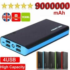 Image of 9000000mAh Power Bank 4 USB LED Fast Charger Battery Pack for Mobile Phone