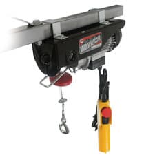 Image of Warrior Winches Electric Hoist 250kg 240v Gantry Lifting for Workshop Garage
