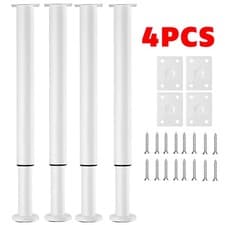 Image of 720-1100MM Adjustable Kitchen Worktop/Desk/Breakfast Bar Table Leg 60mm Bar