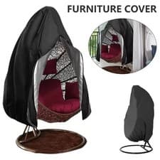 Image of Egg Chair Cover Waterproof Heavy Duty Hanging Egg Chair Cover Garden Outdoor UK