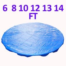 Image of 6 8 10 12 13 14 FT Trampoline Universal Rain Dust Cover Weather Protective Guard