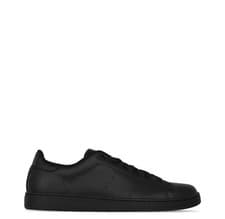 Image of Lonsdale Leyton Leather Trainers Mens Black Size UK 7 EU 41 *REFSSS701