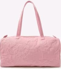 Image of Monsoon Accessorize Embroidered Floral Pink Weekender Bag Bnwt