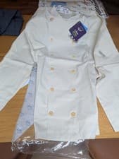 Image of Le Chef Natural Chef Jacket Long Sleeves. Size Extra Large
