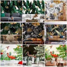 Image of TROPICAL BIRDS Photo Wallpaper Wall Mural Non-Woven/Self-Adhesive e-A-10002-a-a