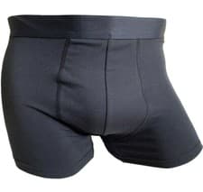 Image of 3 PACK Mens BLACK mixed COTTON Underwear Stretch TRUNKS Boxers Shorts Hipsters