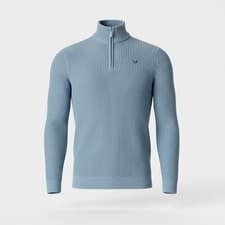 Image of Crew Clothing Fisherman Rib 1/4 Zip Jumper RRP £75
