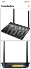 Image of ASUS DSL-N16 wireless router Single-band (2.4 GHz) Fast Ethernet Black