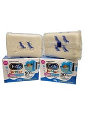 Image of 2 X E45 Junior Teens Moisturizing & Foaming Body Bar Soap 2.