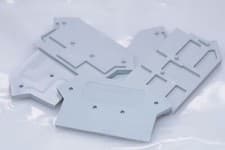 Image of 5 Pieces WAGO 280-330 End And Intermediate Plate, 2.5 Mm Thick, Gray