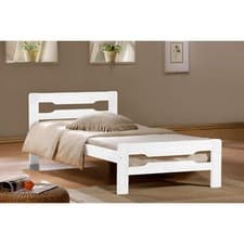 Image of Brand New Amelia Solid Wood Single Bed - White