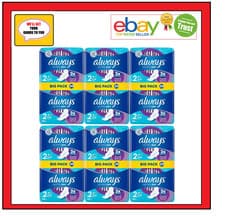 Image of Always Ultra Day Sanitary Towels Pads Size 2 Long Wings,  Pack of 120 Pads