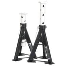 Image of Sealey AS12 Premier Axle Stands (Pair) 12 Tonne Capacity per Stand High Level