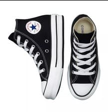 Image of Shoes Converse Chuck Taylor All Star Eva Lift Platform Hi UK 5  Black 272855C