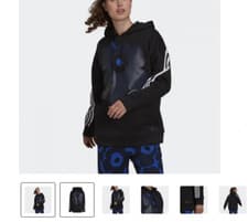 Image of ADIDAS SPORTSWEAR MARIMEKKO HOODY BNWT SIZE UK XS,S LAST 2