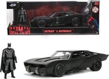 Image of Jada 1:24 Scale 2022 Batmobile with Batman Die-cast Model 32504
