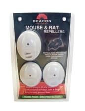 Image of Rentokil Sonic Mouse & Rat Repeller Triple Pack Rat Mouse Control