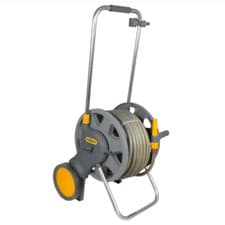 Image of Hozelock 2442 60M Assembled Hose Cart with 50m MP Hose & Fittings/Nozzle