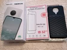 Image of Nokia G20 - 64GB Unlocked Dual SIM Screen Protector & Rubber Case. All NEW.