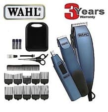 Image of Wahl Corded Hair Clippers Cordless Beard Nose Trimmer Complete Grooming Gift Set
