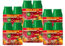 Image of 12 Air Wick Freshmatic Refill Smooth Mulled Wine Scent Air Freshener 250ml