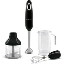 Image of Smeg HBF03BLUK 50's Style Aesthetic Hand Blender - Black
