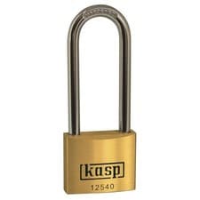 Image of Kasp K12540L40D Brass Padlock Long Shackle