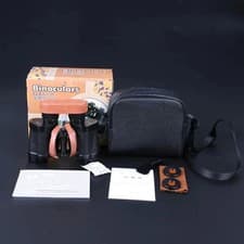 Image of 8x30 Waterproof Binoculars with Case BAK4 FMC Optics Black Brown